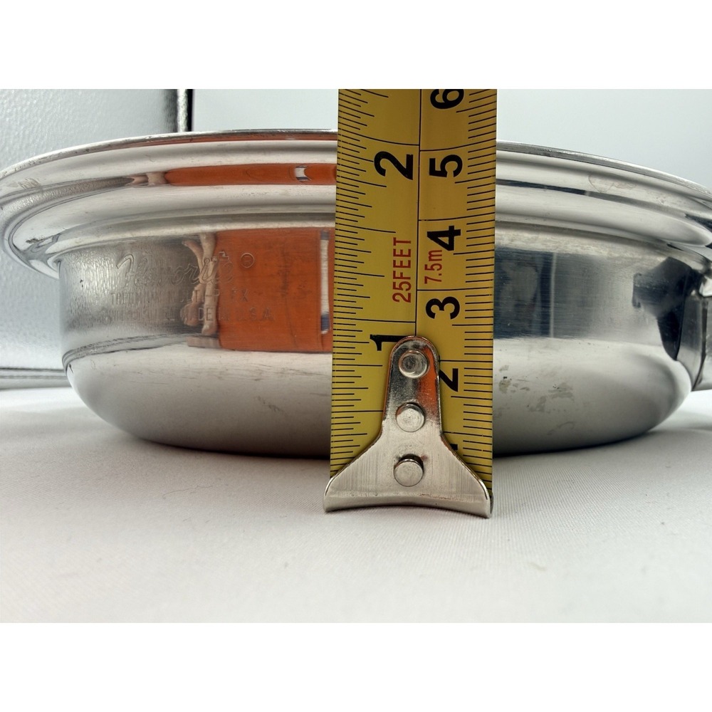 2 pc Flavorite Thermium Multi-Plex Stainless Steel Temp Tone 8.5" Skillet‎ - Picture 15 of 15